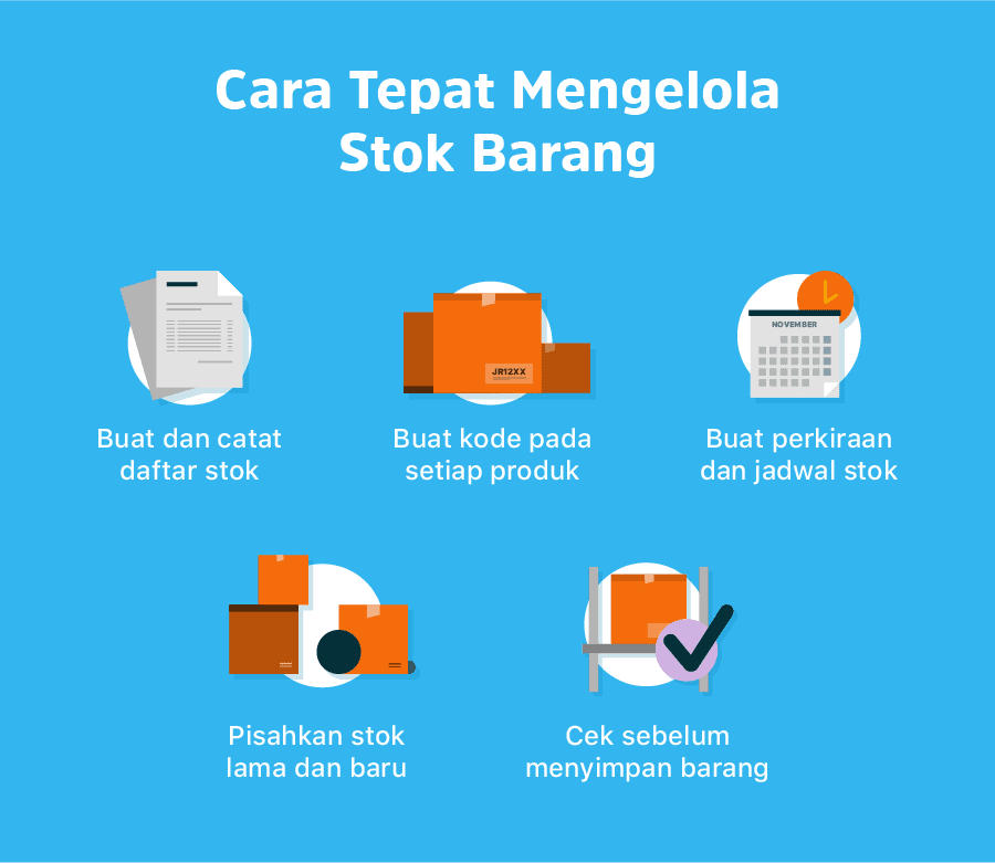 cara tepat mengelola stok barang