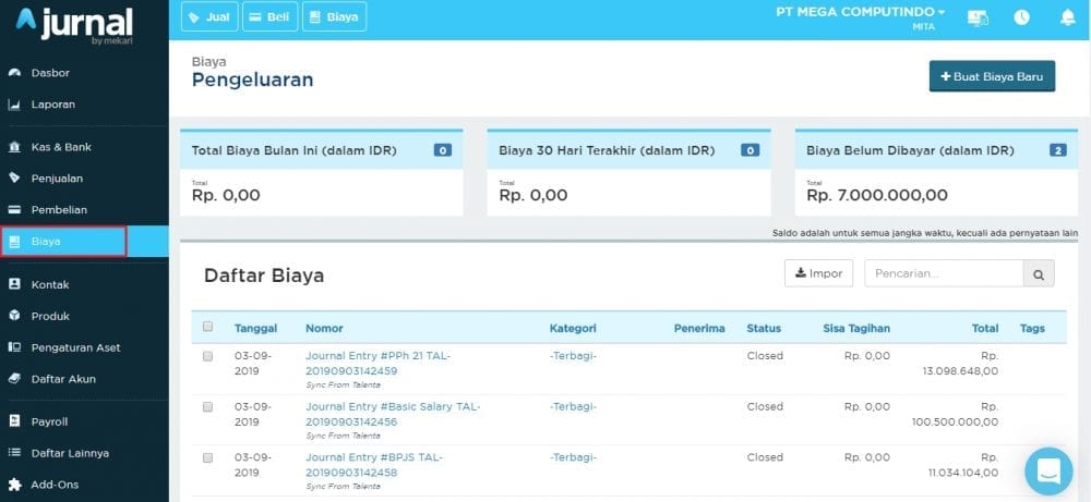 Fitur Manajemen Biaya Harus Ada Pada aplikasi Akuntansi UMKM