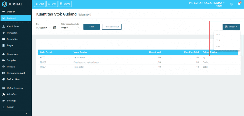 Inventory Management Pada Accounting Software Terbaik Jurnal By Mekari.