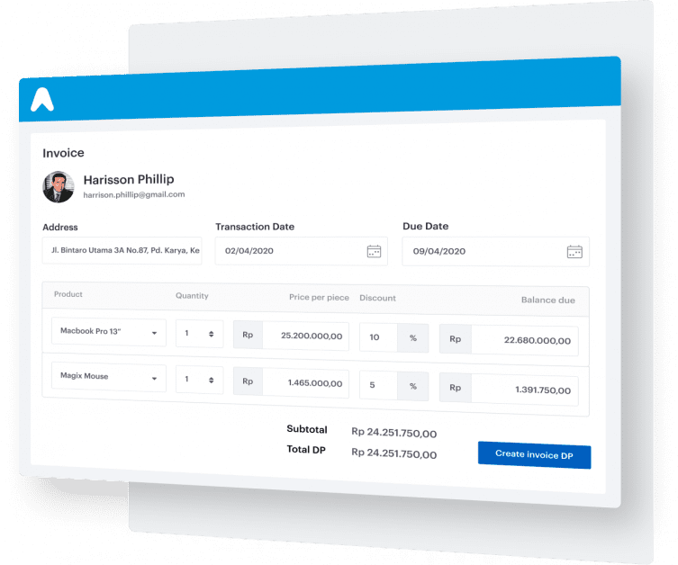 cara membuat proforma invoice