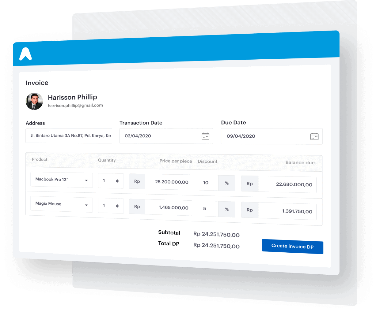 Proforma invoice