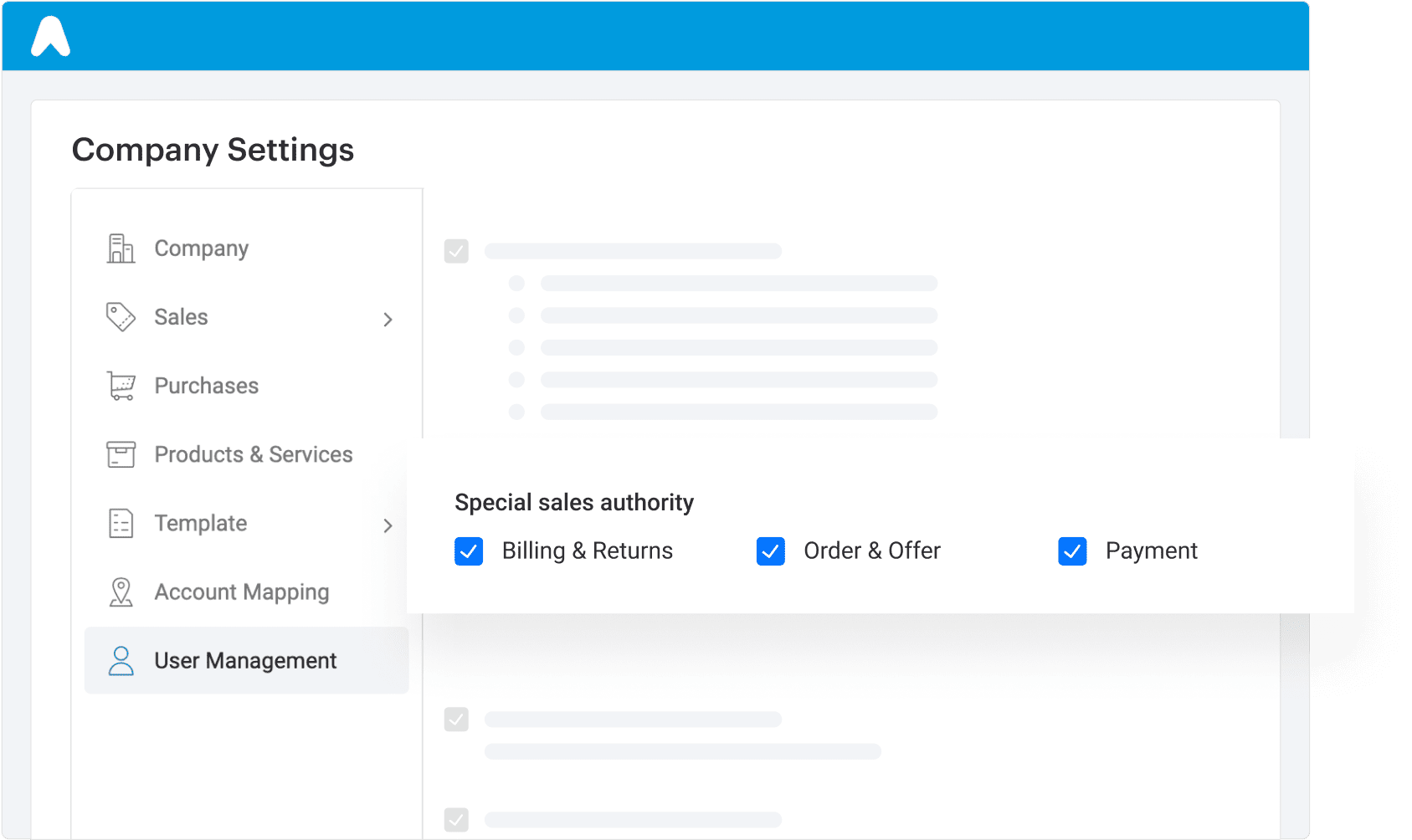 Set access based on the role of each user