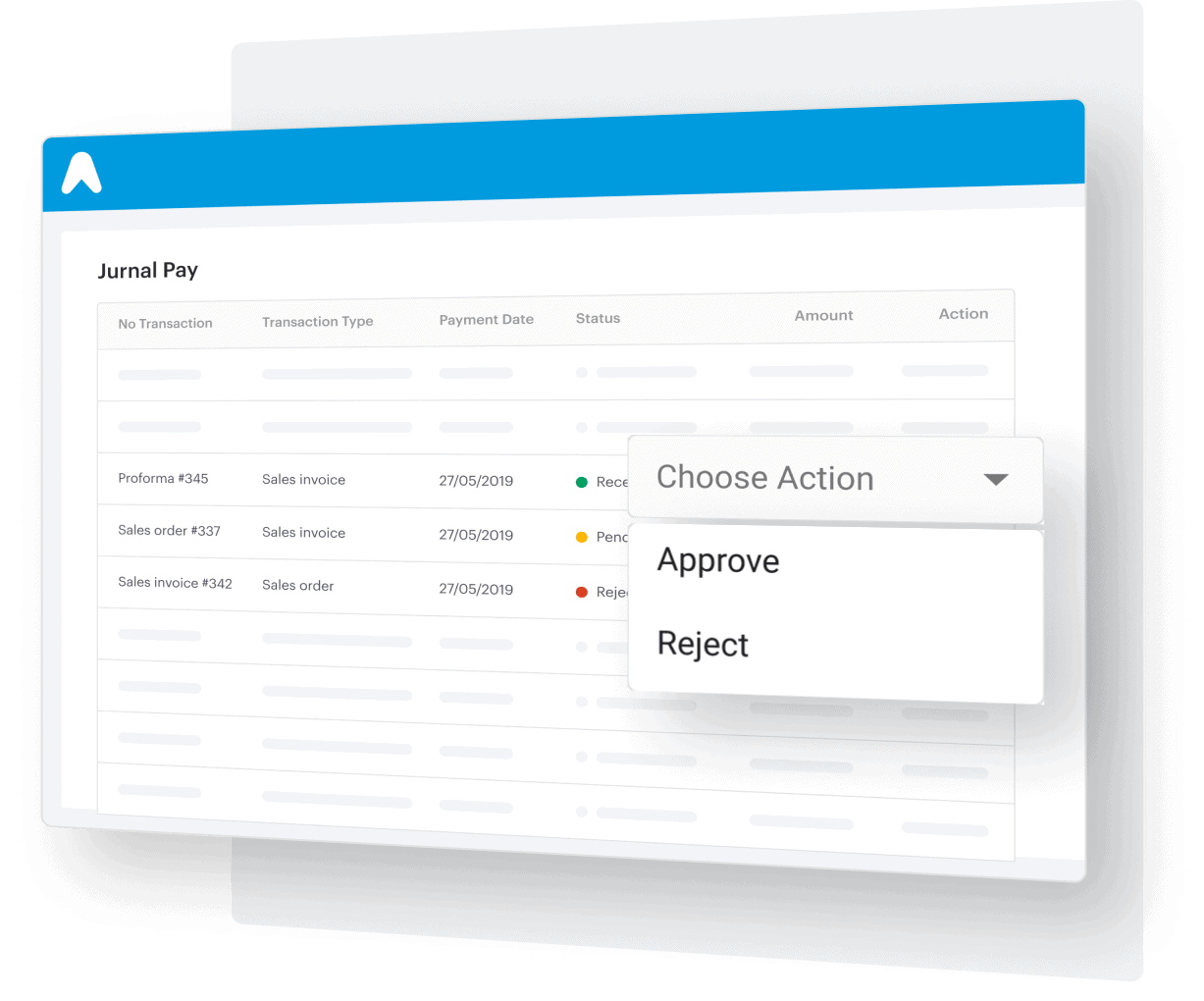 Update invoice status automatically based on payment receipt