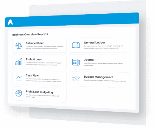 business financial reporting dashboard