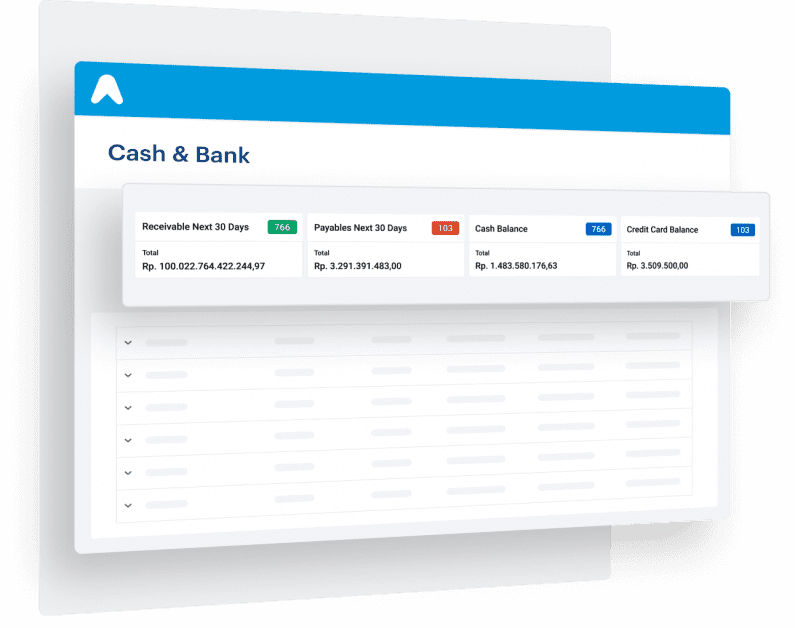 Fitur cash dan bank dari aplikasi kas masuk dan keluar jurnal - data pembukuan kas