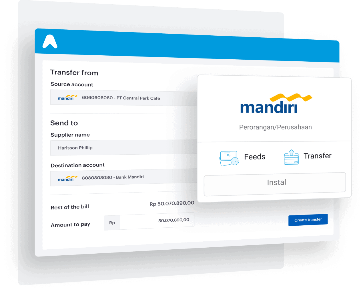 Cashlink Transfer by Mandiri