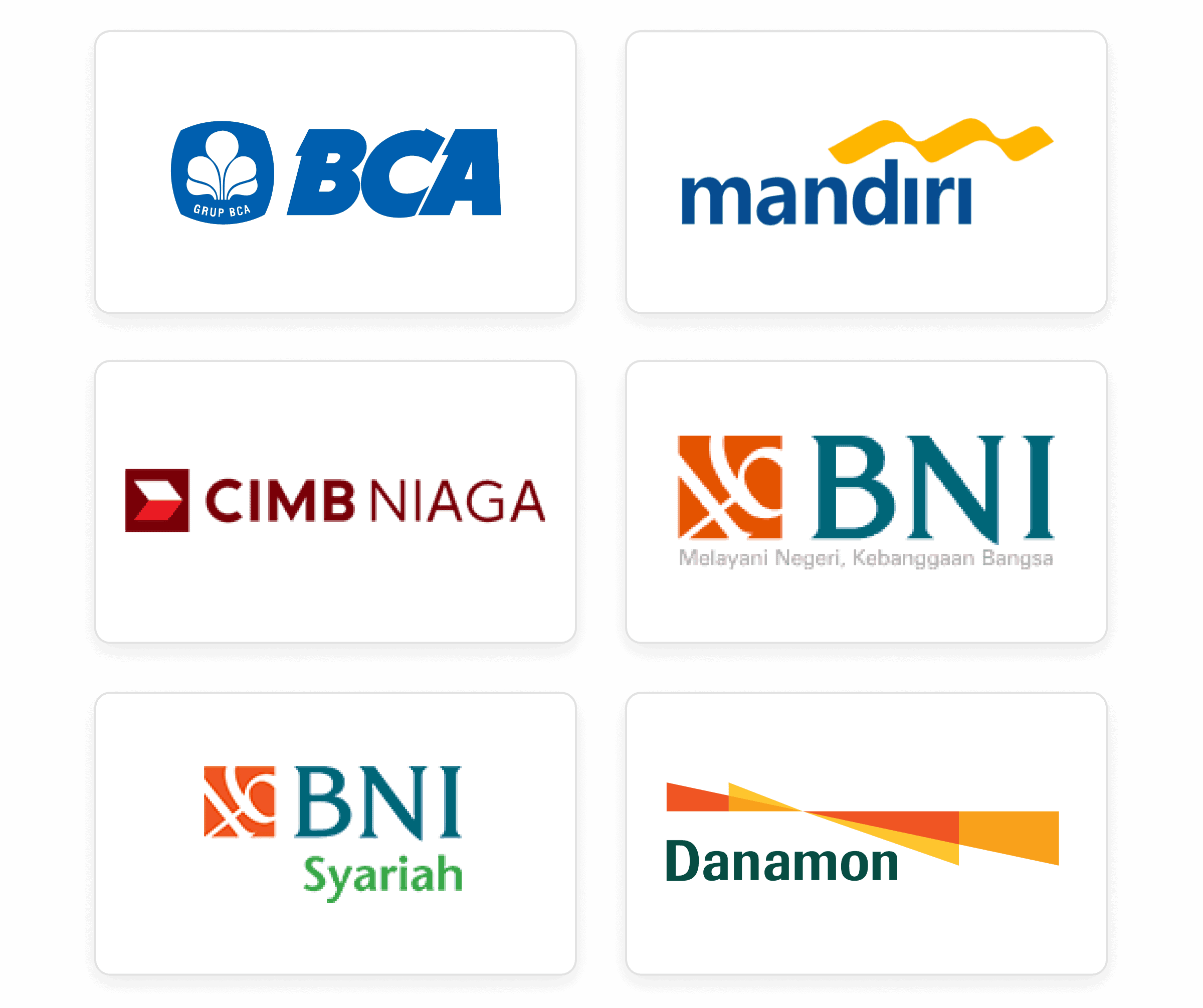 Terhubung dengan berbagai bank