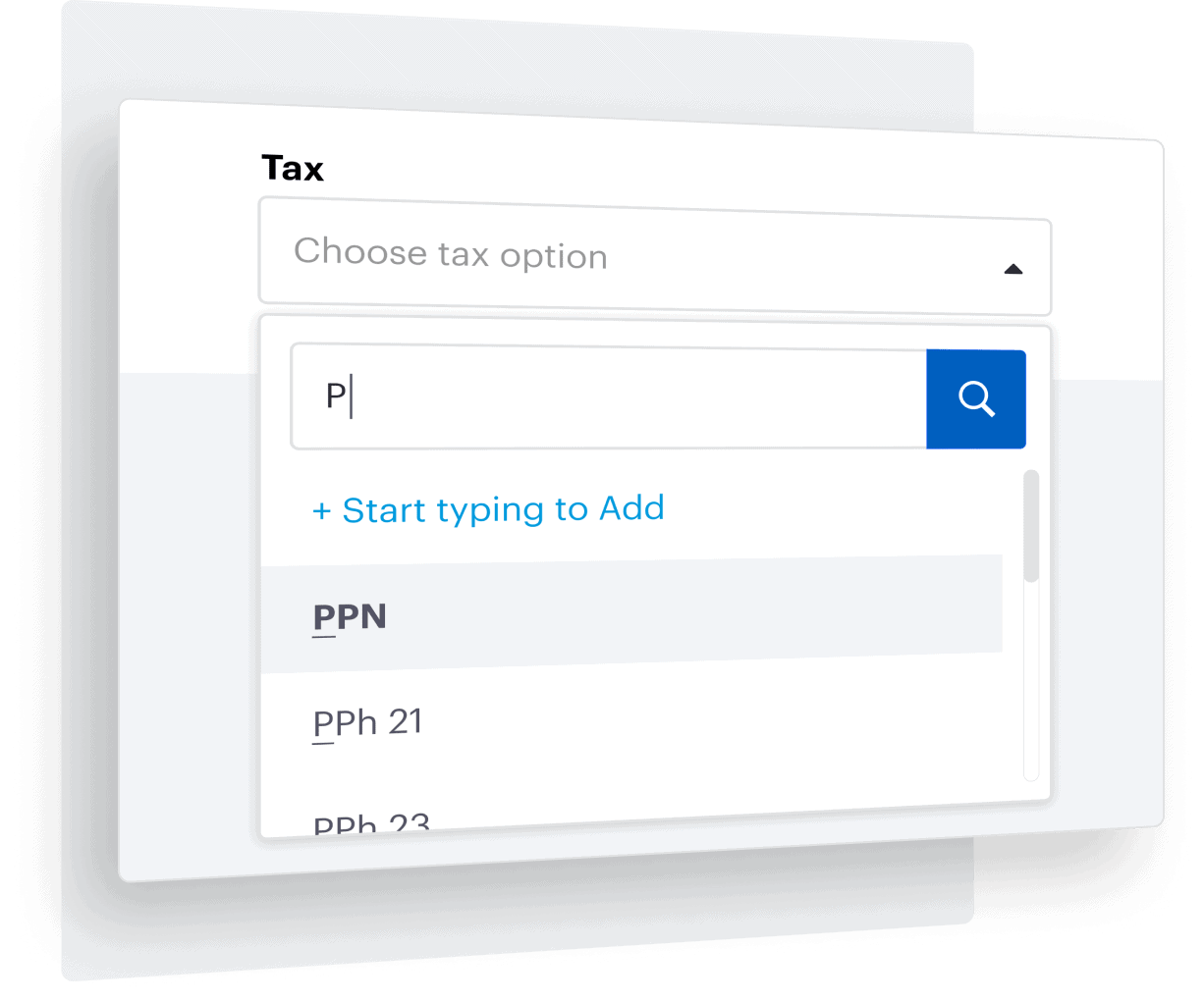 Auto tax calculation