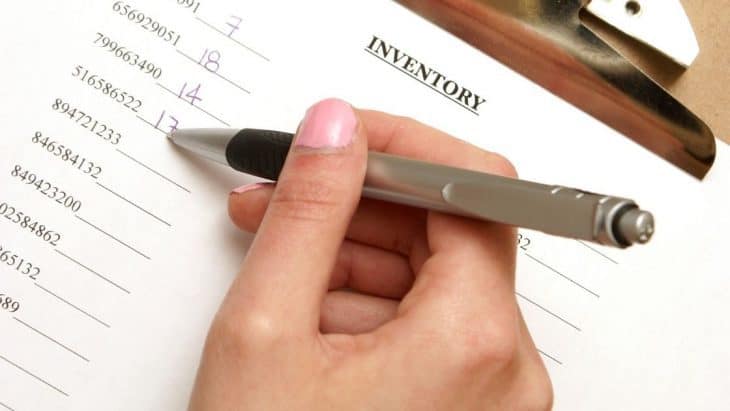 Contoh Daftar Inventaris untuk Mencatat Persediaan Barang