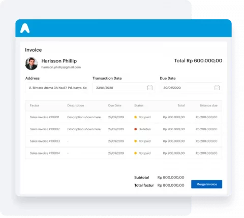 aplikasi kwitansi pembayaran digital invoice