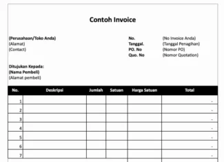 file template invoice
