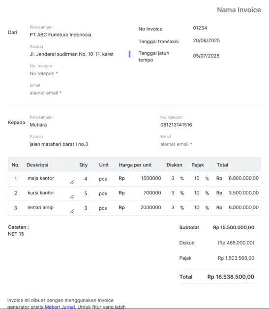invoice ai generator