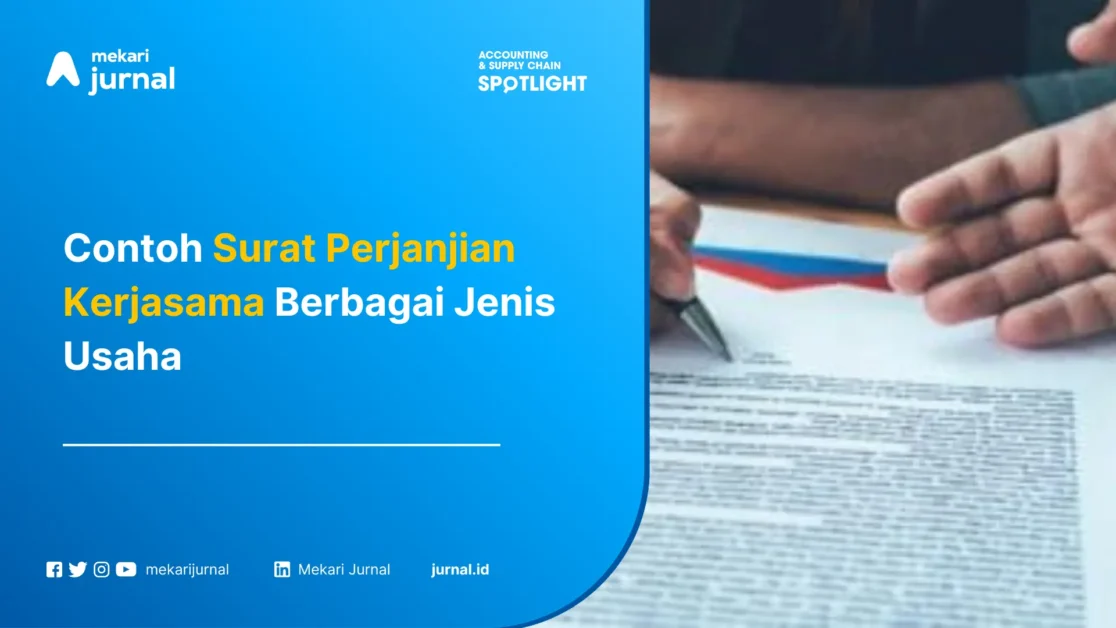 Contoh Surat Perjanjian Kerjasama Berbagai Jenis Usaha