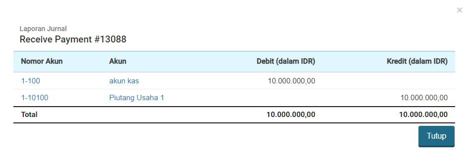 cara membuat jurnal pelunasan piutang 4