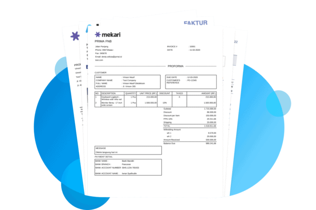 invoice faktur generator indonesia gratis