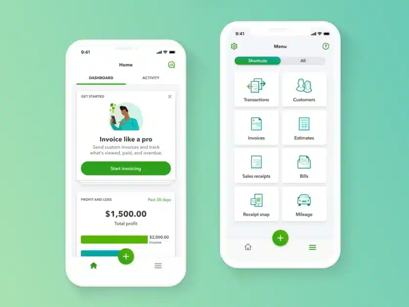 Quickbooks memiliki kelebihan pada UI yang ramah dan sederhana cocok bagi pemula