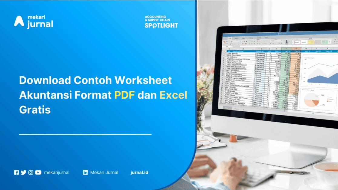 Download Contoh Worksheet Akuntansi Format PDF dan Excel Gratis