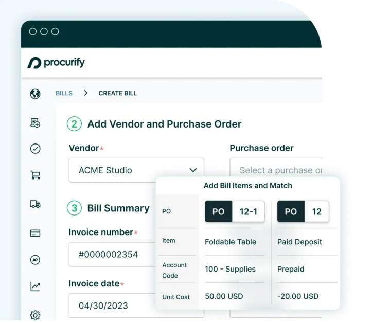 procurify software purchase order