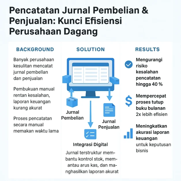 infografis jurnal pembelian dan penjualan