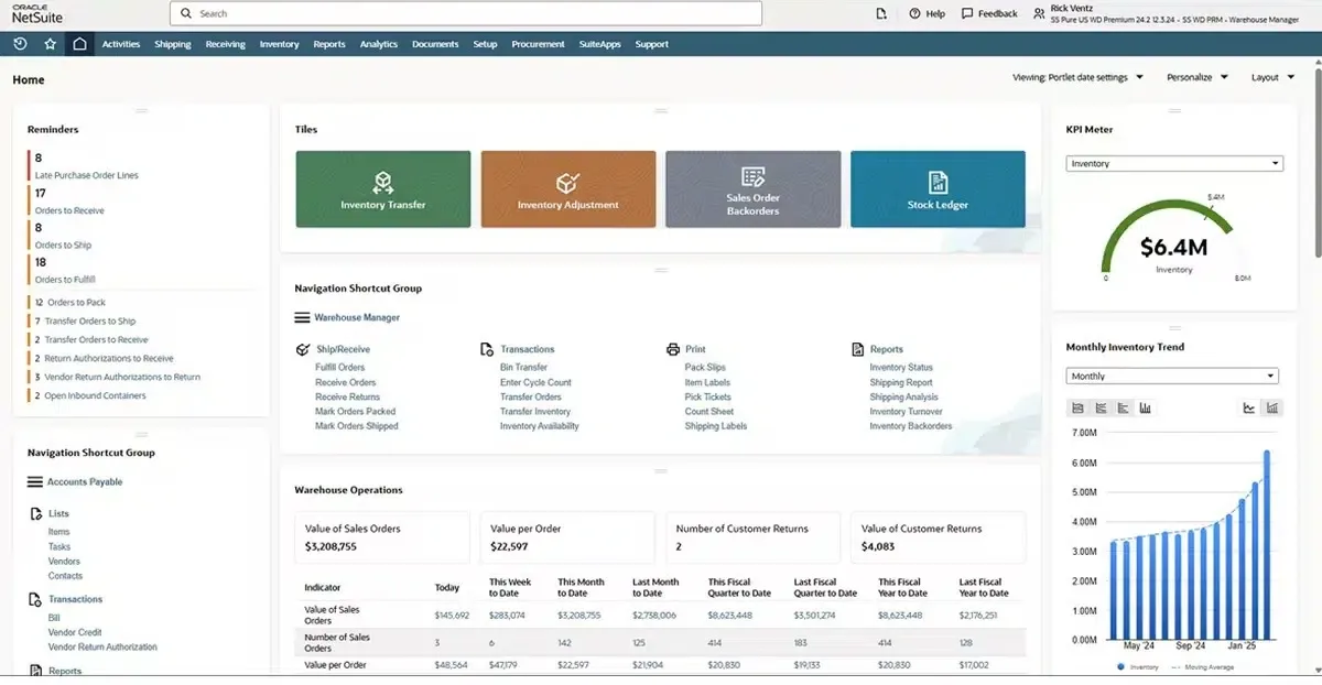 Netsuite-WMS