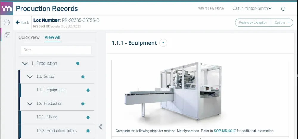 master control QMS software manufaktur