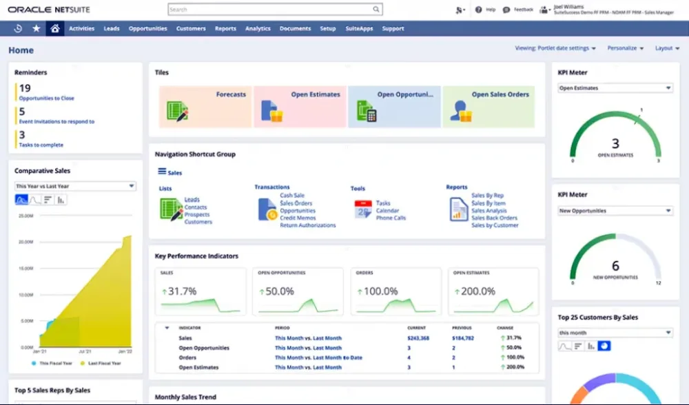 software manufaktur erp oracle netsuite