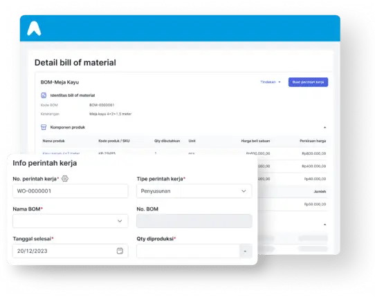 produksi bill of material