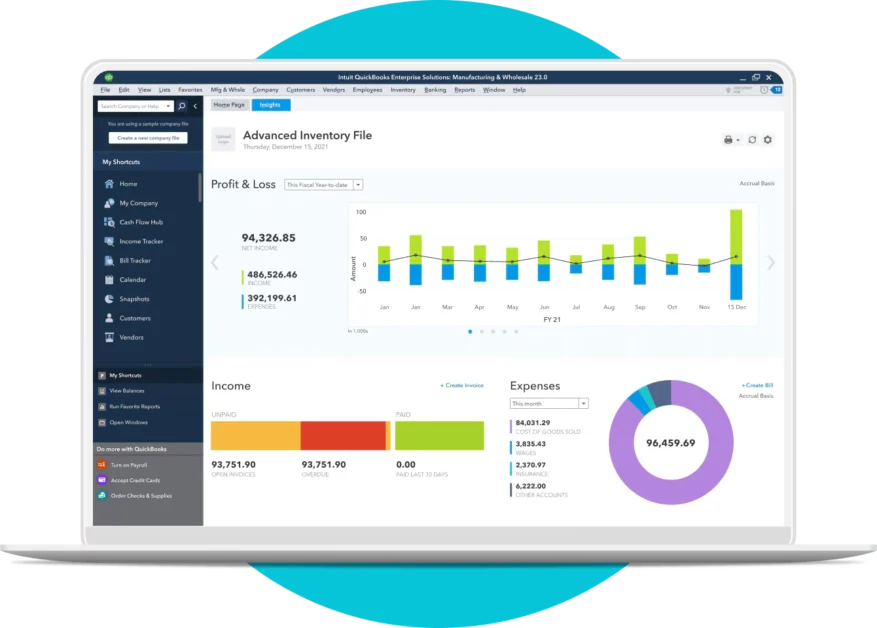 software akuntansi manufaktur quickbooks enterprise