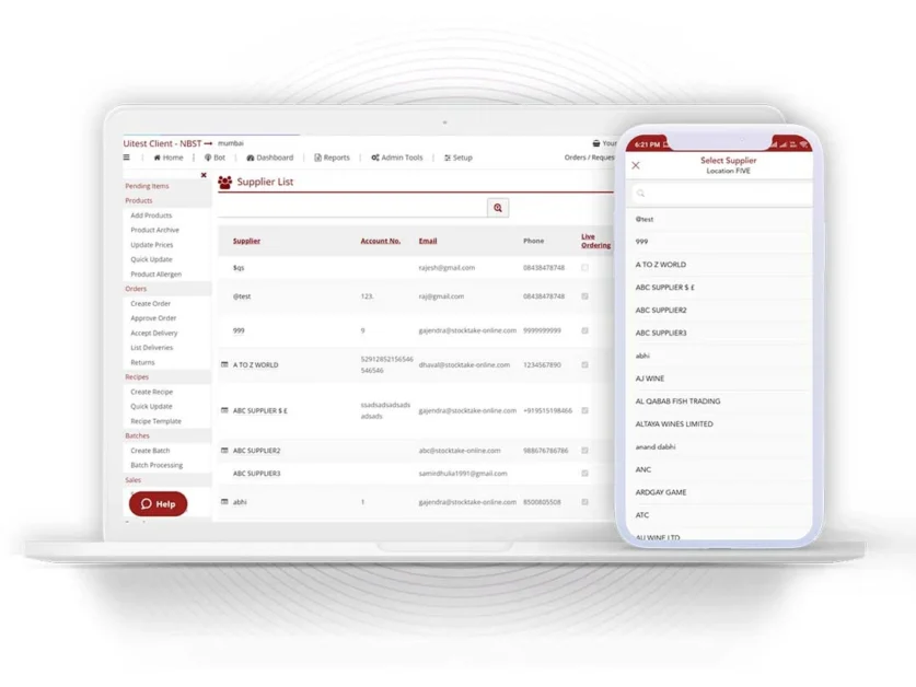 Software inventory app stocktake