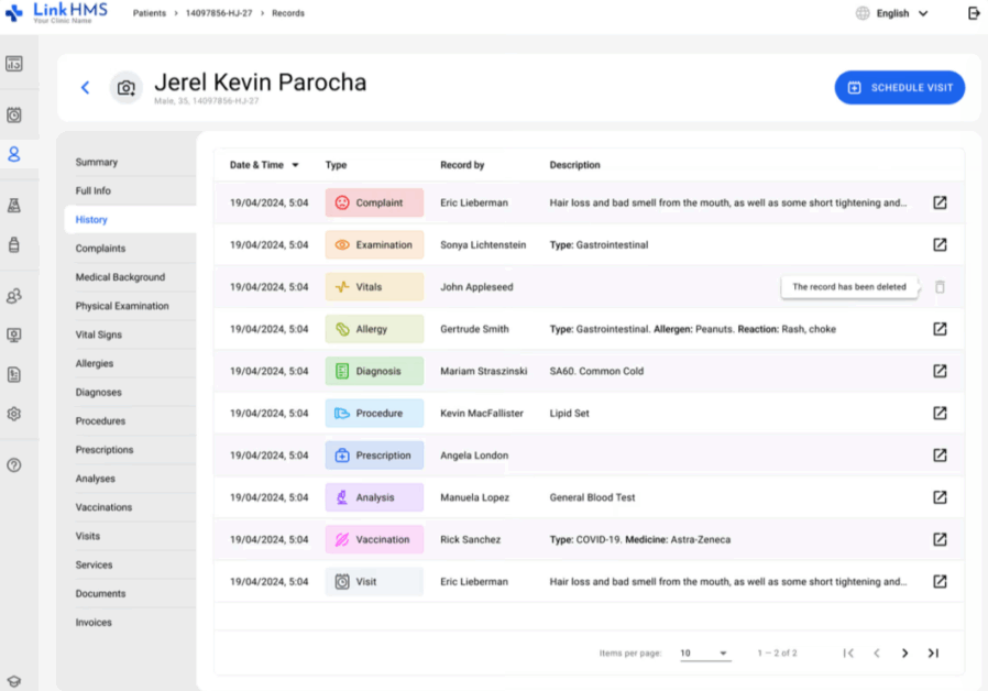 LinkHMS Software Rumah Sakit Web