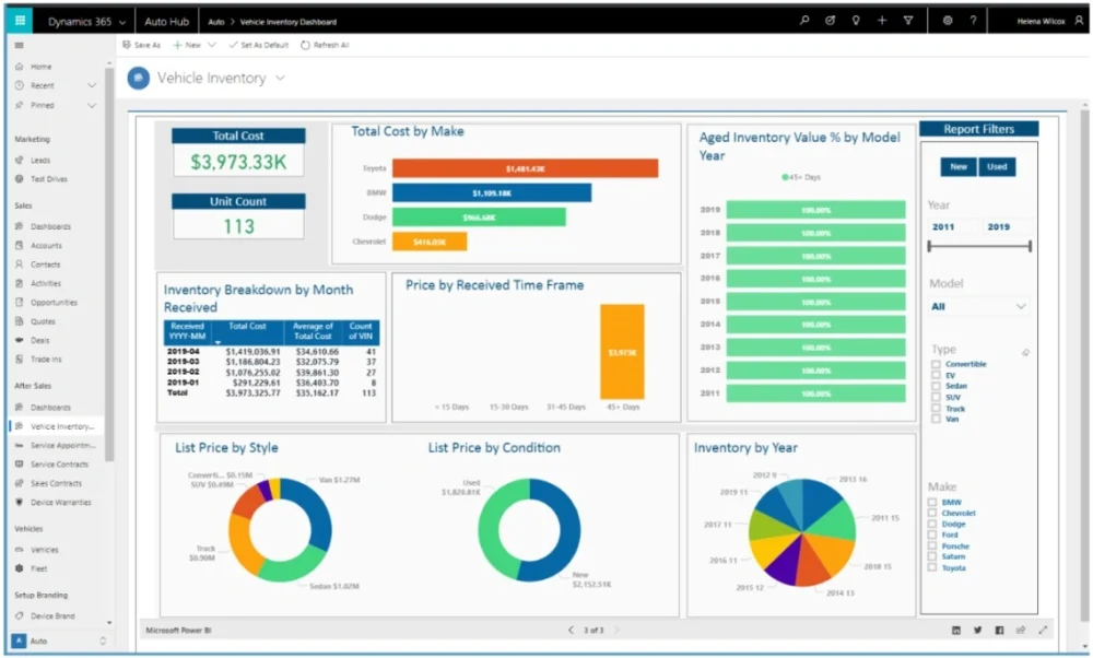 Microsoft Dynamics ERP Cloud