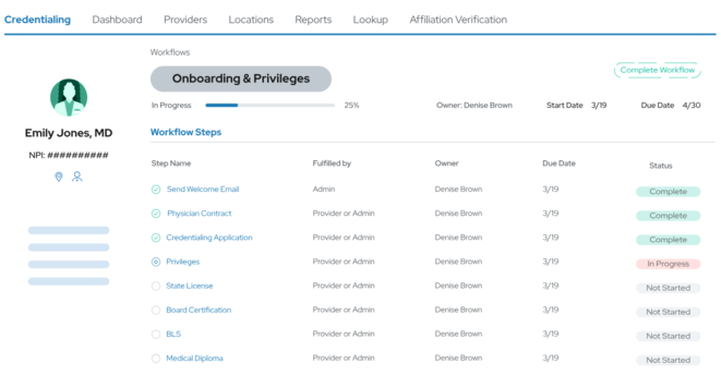 QGenda Credentialing Software Rumah Sakit Berbasis Web