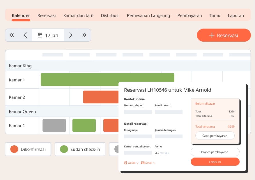 Software Little Hotelier untuk Hotel