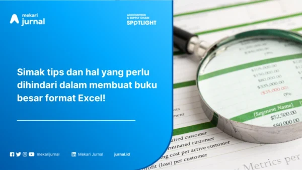cara membuat buku besar di excel