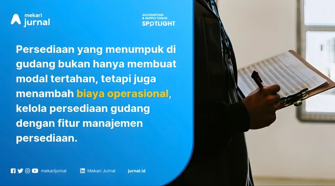 Pantau dan Kelola biaya penyimpanan persediaan